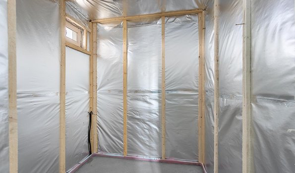 Asbestos Worker in Protective Gear