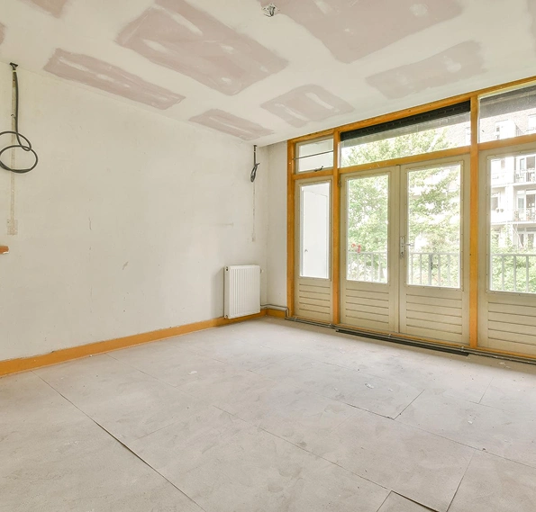 Asbestos Worker in Protective Gear